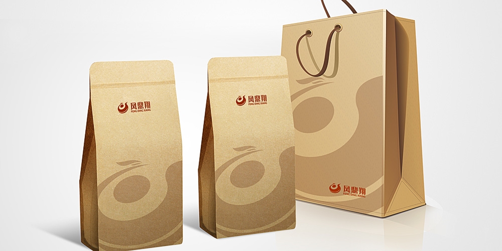 鳳鼎祥茶葉包裝設計紙袋裝_高瑞品牌_北京包裝設計 鳳鼎祥茶葉包裝設計紙袋裝_高瑞品牌_北京包裝設計