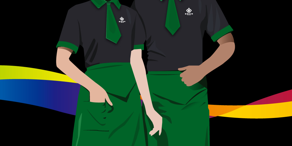 餐飲logo設計服裝應用案列_湖畔牧歌_北京logo設計公司_高瑞品牌 餐飲logo設計服裝應用案列_湖畔牧歌_北京logo設計公司_高瑞品牌